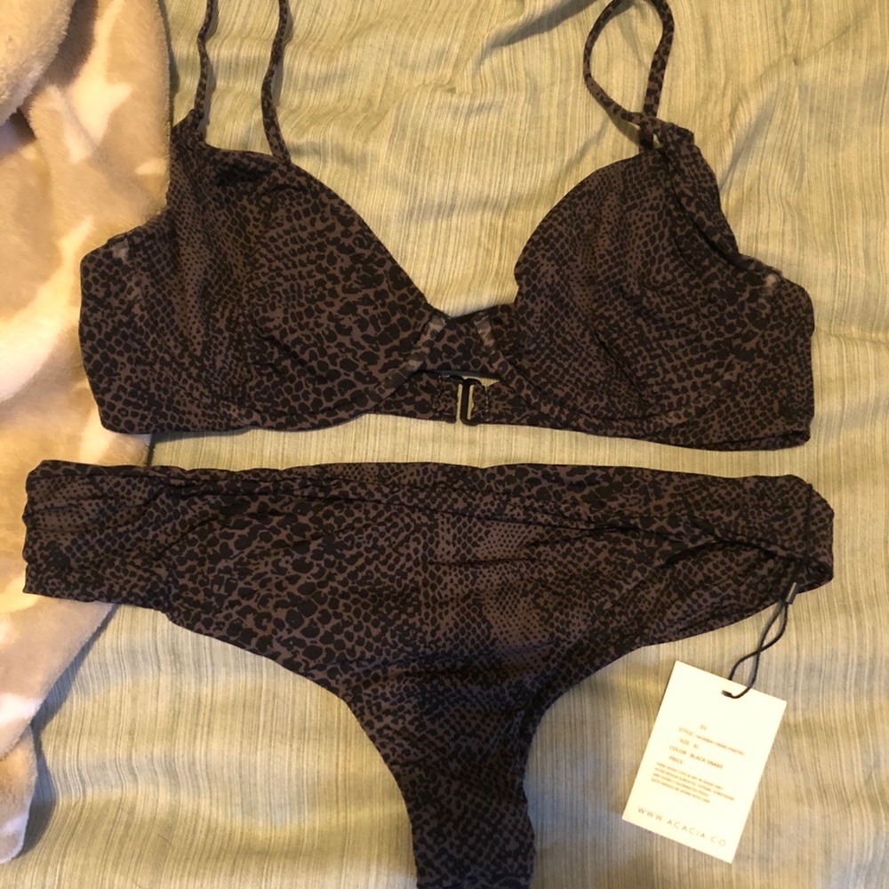 XL black snake lining set
